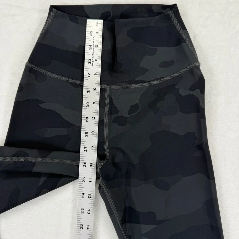 Alo Yoga High Waist Camo Leggings Black XS‎ Made in Portugal